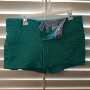 Teal shorts